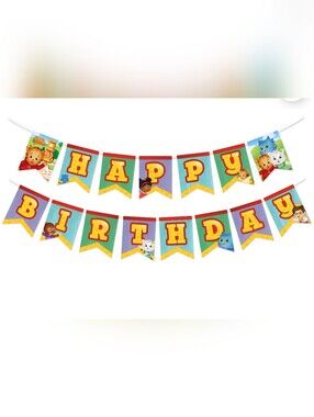 Daniel Tiger Happy Birthday Banner